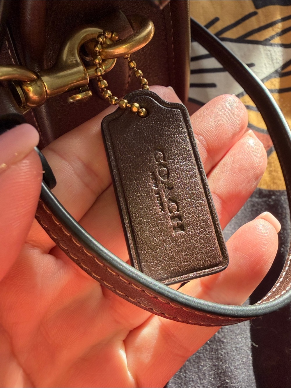 Coach Twin Turnlock Waverly Bag in maple - Picture 10 of 11